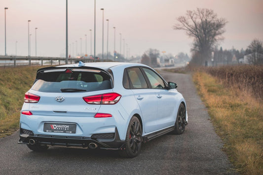 Maxton Design - SIDE SKIRTS DIFFUSERS V.5 + FLAPS HYUNDAI I30 N MK3 / MK3 FL HATCHBACK / FASTBACK
