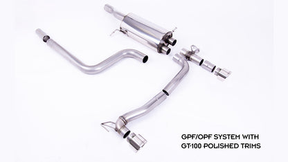 Maxton Design - REAR DIFFUSER + MILLTEK GPF/OPF BACK EXHAUST SYSTEM - FORD FIESTA MK8/8.5 ST (2018-2024)