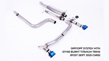 Maxton Design - REAR DIFFUSER + MILLTEK GPF/OPF BACK EXHAUST SYSTEM - FORD FIESTA MK8/8.5 ST (2018-2024)