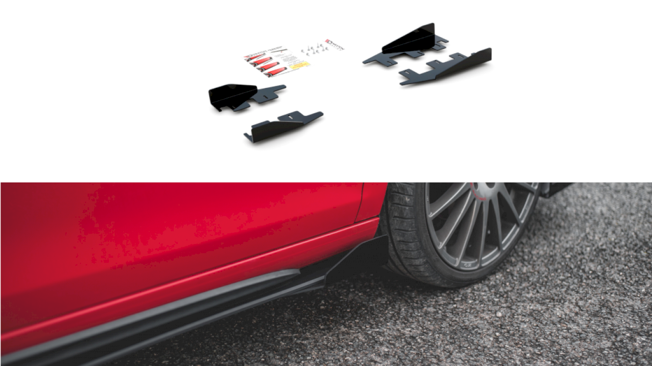Maxton Design - SIDE FLAPS VW GOLF GTI MK6 (2008-2012)