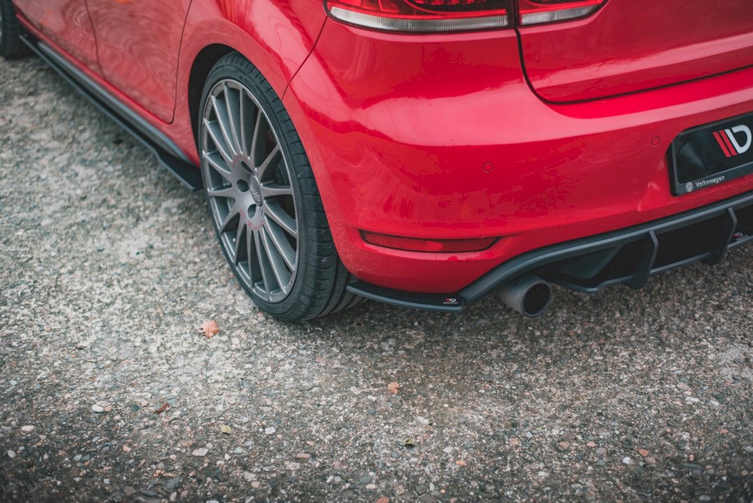 Maxton Design - STREET PRO REAR SIDE SPLITTERS VW GOLF GTI MK6 (2008-2012)