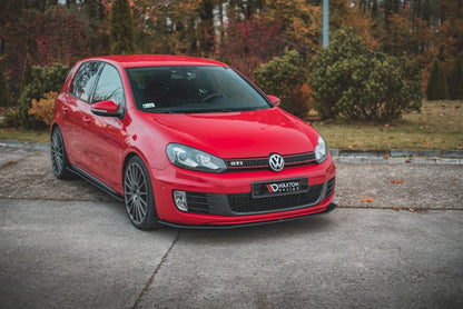 Maxton Design - STREET PRO FRONT SPLITTER V3 VW GOLF GTI MK6 (2008-2012)