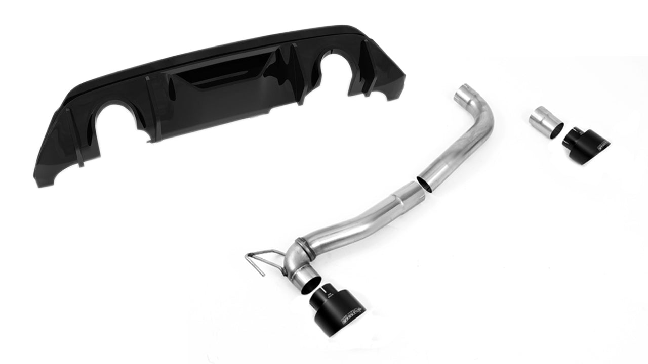 Maxton Design - REAR DIFFUSER + MILLTEK RS UPGRADE KIT - FORD FIESTA MK8/8.5 ST (2018-2024)