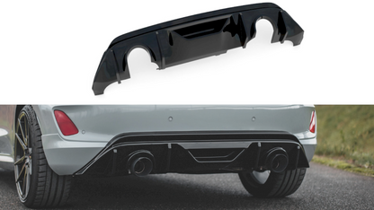 Maxton Design - V3 Rear Diffuser (RS Look) - Ford Fiesta MK8 / 8.5 ST Line & ST