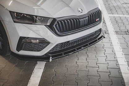 Maxton Design - FRONT SPLITTER V1 SKODA OCTAVIA RS MK4 (2020-2024)