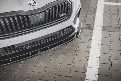 Maxton Design - FRONT SPLITTER V3 SKODA OCTAVIA RS MK4 (2020-2024)