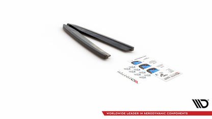 Maxton Design - REAR SIDE SPLITTERS V1 SKODA OCTAVIA RS MK4 (2020-2024)