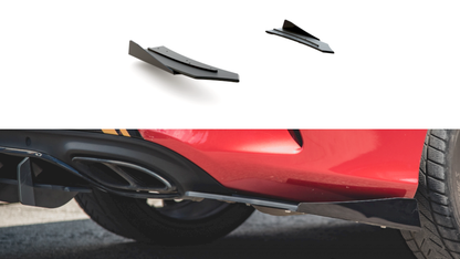 Maxton Design - STREET PRO DURABILITY REAR SIDE SPLITTERS (+FLAPS) MERCEDES-AMG C43 COUPE C205 (2016-)