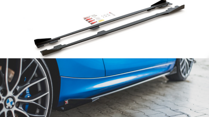 Maxton Design - STREET PRO DURABILITY SIDE SKIRTS DIFFUSERS (+FLAPS) BMW M135I F20 (2011-2015)