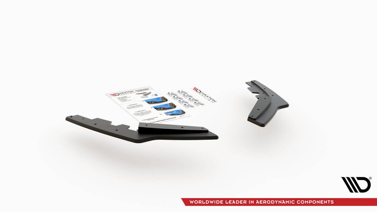 Maxton Design - STREET PRO DURABILITY REAR SIDE SPLITTERS BMW M135I F20 (2011-2015)