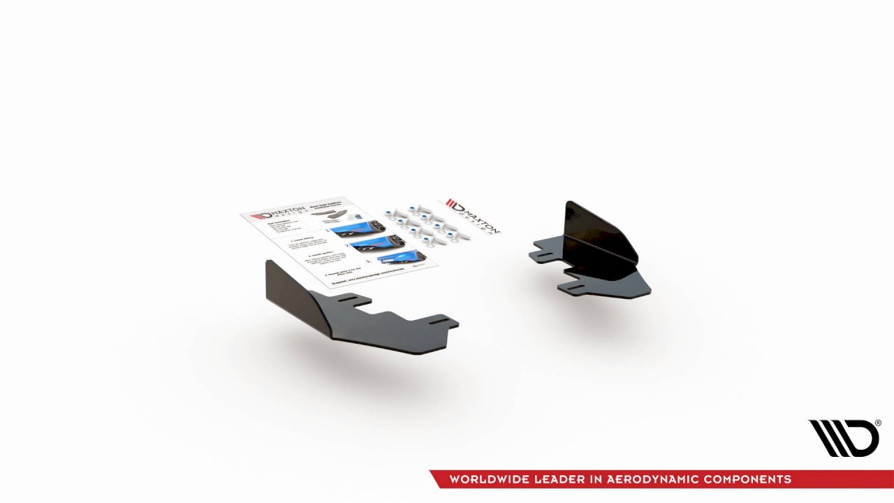 Maxton Design - STREET PRO REAR SIDE FLAPS BMW 1 F20 M-PACK FACELIFT / M140I (2015-2019)