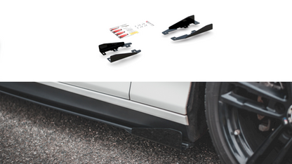 Maxton Design - STREET PRO SIDE FLAPS BMW 1 F20 M-PACK FACELIFT / M140I (2015-2019)