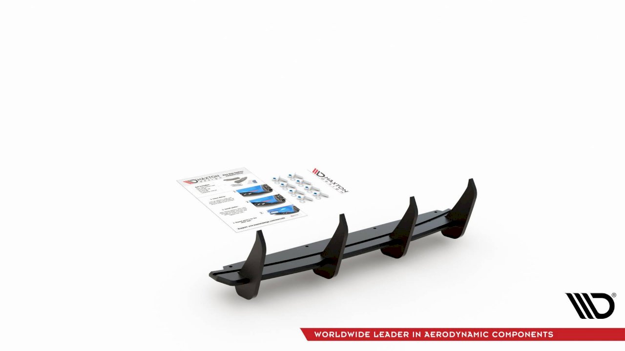 Maxton Design - STREET PRO DURABILITY REAR DIFFUSER V3 BMW M140I (2016-2019)