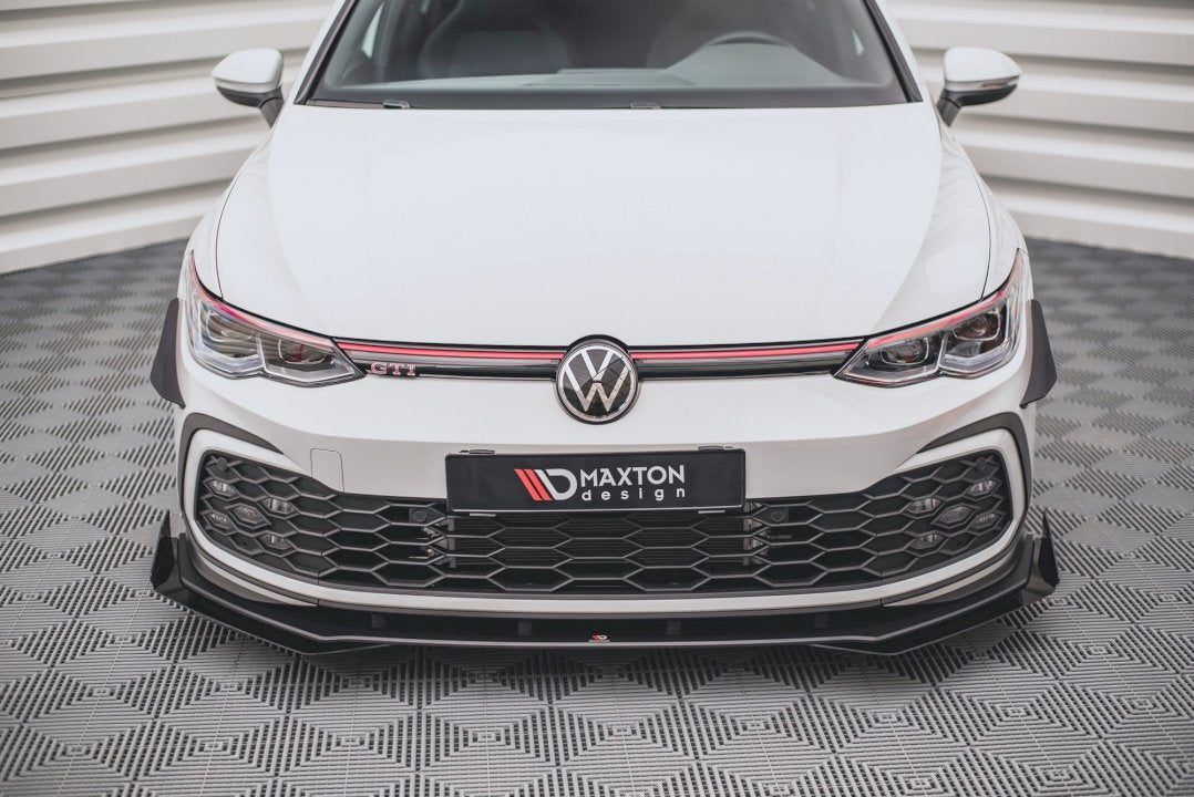 Maxton Design - Front Bumper Wings (Canards) VW Golf 8 GTI