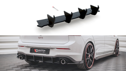 Maxton Design - STREET PRO REAR DIFFUSER V1 VW GOLF 8 GTI (2020-)