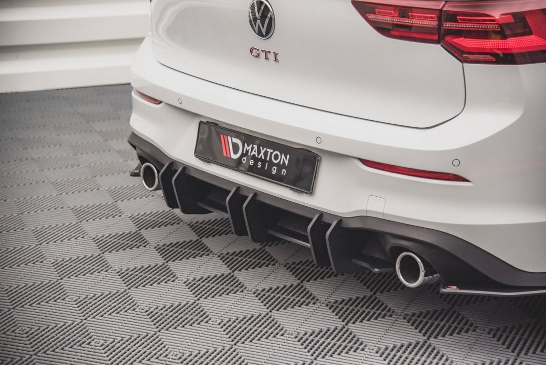 Maxton Design - STREET PRO REAR DIFFUSER V2 VW GOLF 8 GTI (2020-)
