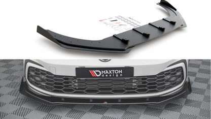 Maxton Design - STREET PRO FRONT SPLITTER + FLAPS VOLKSWAGEN GOLF GTI / GTE / R-LINE MK8