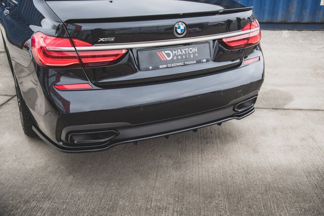 Maxton Design - Rear Splitter (Vertical Bars) BMW 7 M-Pack G11 / G12
