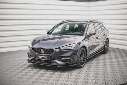 Maxton Design - FRONT SPLITTER V2 SEAT LEON FR MK4 (2020-)