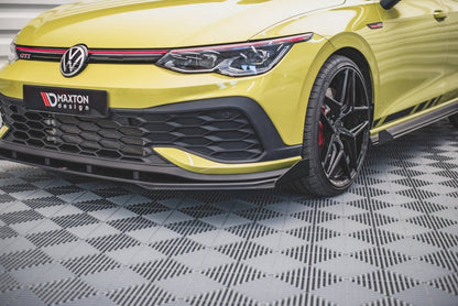 Maxton Design - STREET PRO FRONT SPLITTER (+FLAPS) VW GOLF 8 GTI CLUBSPORT (2020-)