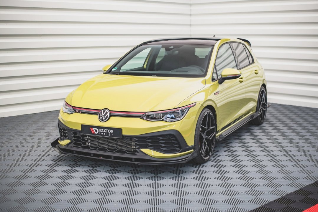 Maxton Design - STREET PRO FRONT SPLITTER (+FLAPS) VW GOLF 8 GTI CLUBSPORT (2020-)