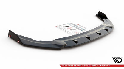 Maxton Design - FRONT SPLITTER V.1 + FLAPS VW GOLF 8 GTI CLUBSPORT