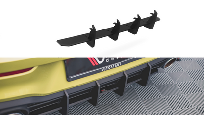Maxton Design - STREET PRO REAR DIFFUSER V2 VW GOLF 8 GTI CLUBSPORT (2020-)