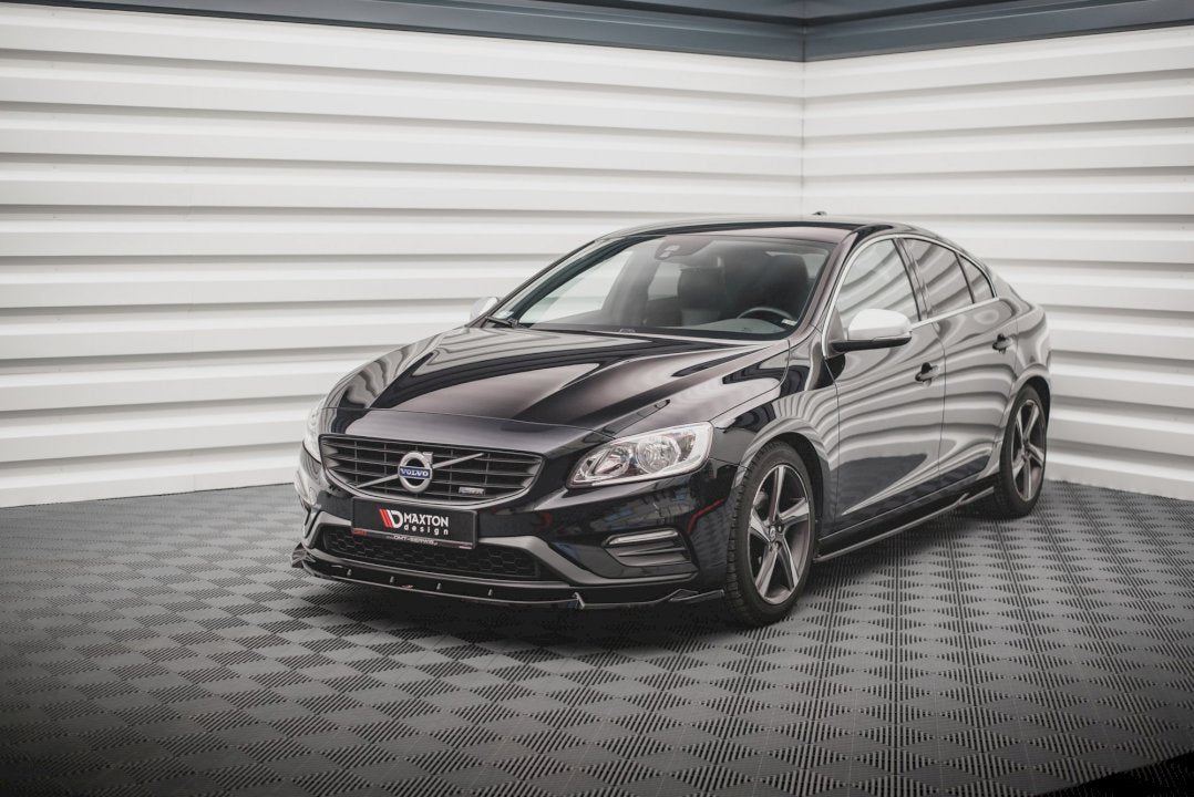 Maxton Design - FRONT SPLITTER V1 VOLVO S60 R-DESIGN MK2 (2014-2018)