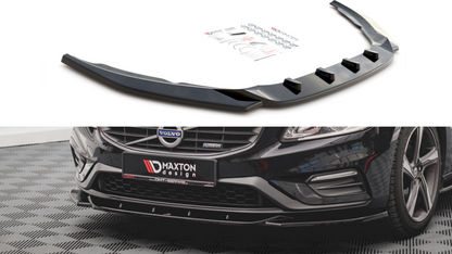 Maxton Design - FRONT SPLITTER V2 VOLVO S60 R-DESIGN MK2 (2014-2018)