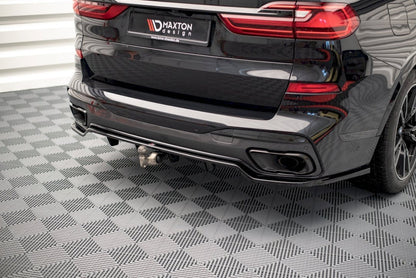 Maxton Design - CENTRAL REAR SPLITTER (VERTICAL BARS) BMW X7 M G07 (2018-2022)