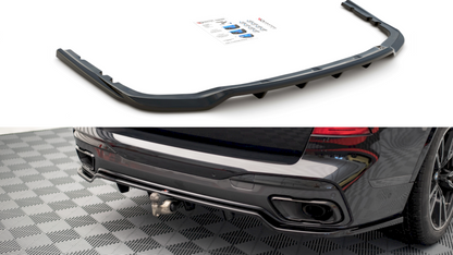 Maxton Design - CENTRAL REAR SPLITTER (VERTICAL BARS) BMW X7 M G07 (2018-2022)