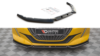 Maxton Design - FRONT SPLITTER V1 PEUGEOT 208 MK2 (2019-)