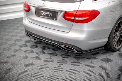 Maxton Design - Rear Splitter (Vertical Bars) Mercedes C W205 Estate