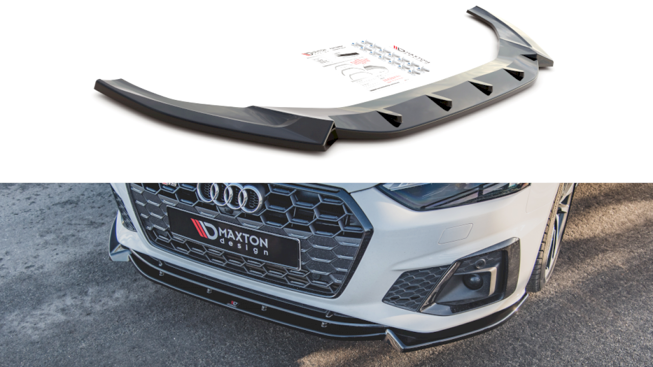 Maxton Design - FRONT SPLITTER V2 AUDI S5 / A5 S-LINE F5 FACELIFT (2019-)