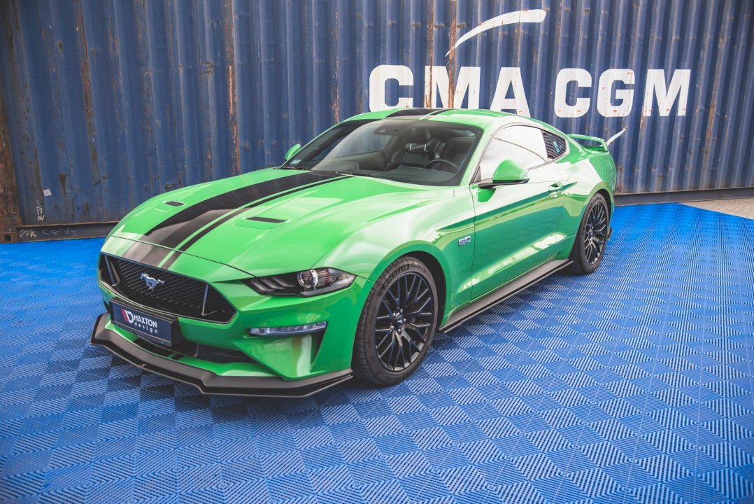 Maxton Design - STREET PRO SIDE SKIRTS DIFFUSERS V.1 FORD MUSTANG GT MK6 FACELIFT (2017-)