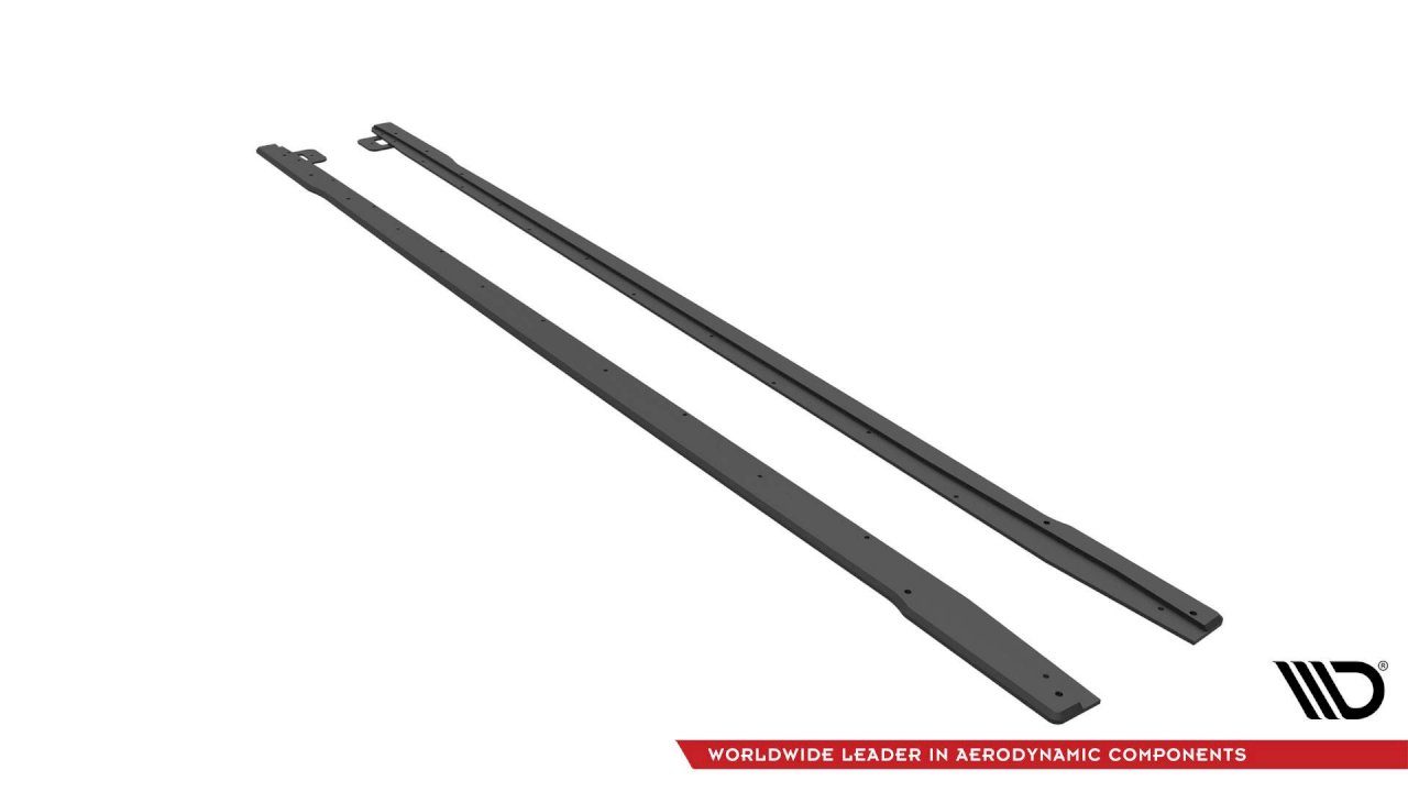Maxton Design - STREET PRO SIDE SKIRTS DIFFUSERS V.1 FORD MUSTANG GT MK6 FACELIFT (2017-)