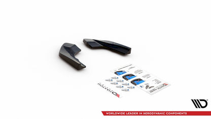 Maxton Design - REAR SIDE SPLITTERS V.2 VW GOLF R MK8 (2020-)