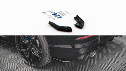 Maxton Design - REAR SIDE SPLITTERS V.2 VW GOLF R MK8 (2020-)