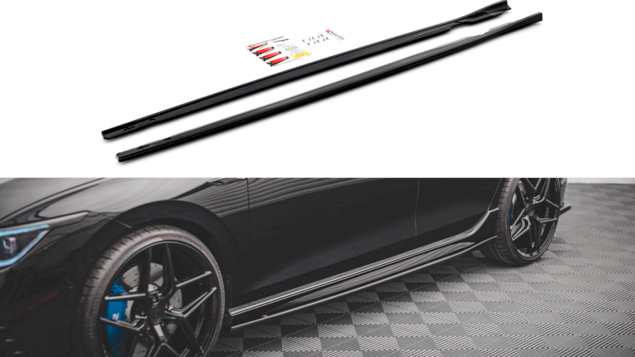 Maxton Design - SIDE SKIRTS DIFFUSERS V.2 VW GOLF R MK8 (2020-)