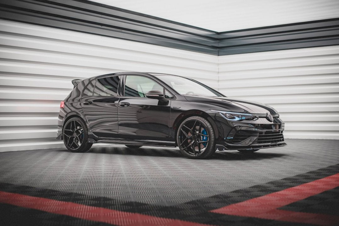 Maxton Design - SIDE SKIRTS DIFFUSERS V.2 + FLAPS VW GOLF R MK8