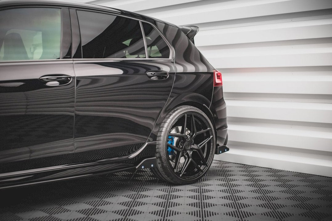 Maxton Design - SIDE SKIRTS DIFFUSERS V.2 + FLAPS VW GOLF R MK8