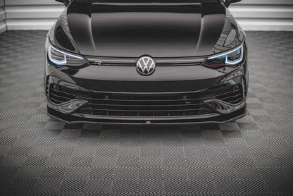 Maxton Design - FRONT SPLITTER V.3 VW GOLF R MK8 (2020-2024)