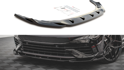 Maxton Design - FRONT SPLITTER V.4 VW GOLF R MK8 (2020-)