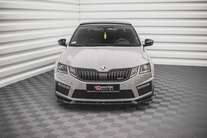 Maxton Design - FRONT SPLITTER V.2 SKODA OCTAVIA RS MK3 FACELIFT (2016-2019)