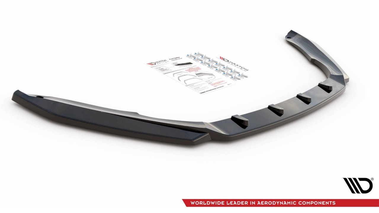 Maxton Design - FRONT SPLITTER V.3 SKODA OCTAVIA RS MK3 FACELIFT (2016-2019)