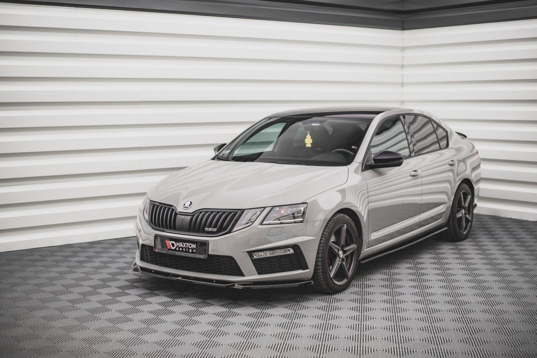 Maxton Design - FRONT SPLITTER V.3 SKODA OCTAVIA RS MK3 FACELIFT (2016-2019)