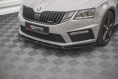 Maxton Design - FRONT SPLITTER V.3 SKODA OCTAVIA RS MK3 FACELIFT (2016-2019)
