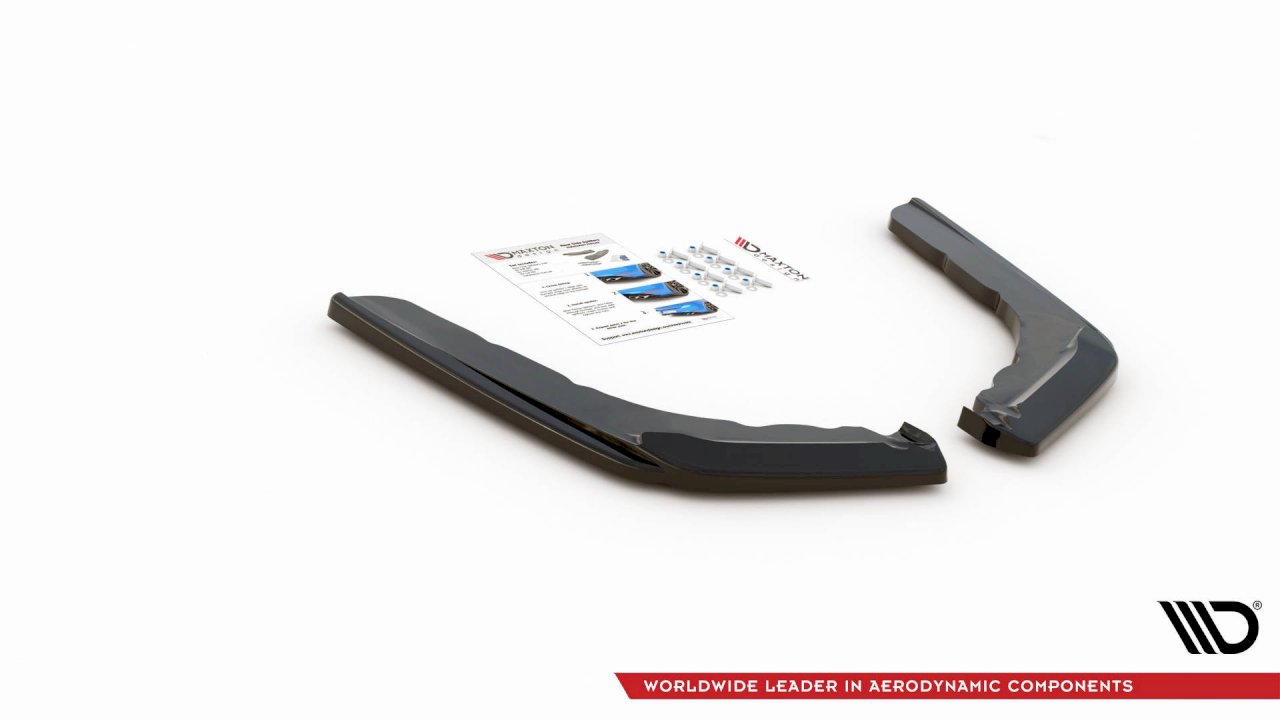 Maxton Design - REAR SIDE SPLITTERS V.1 BMW M4 F82 (2014-)