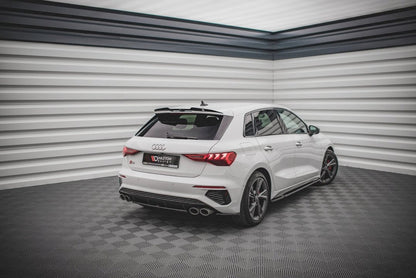 Maxton Design - CENTRAL REAR SPLITTER FOR AUDI S3 8Y (2020-2024)