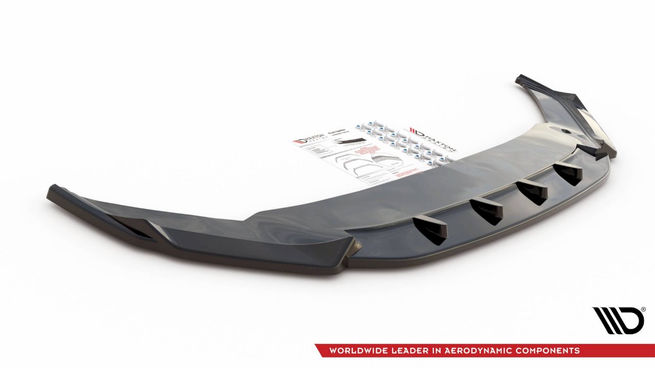 Maxton Design - Front Splitter V.1 Volkswagen Arteon R-Line Sedan / Shooting Brake Mk1 Facelift